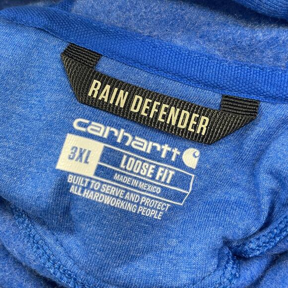 Carhartt 106388 Rain Defender® Loose Fit Midweight Hoodie Sweater Size 3XL B4 - Picture 4 of 7